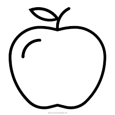 Dibujo Manzana Para Colorear
