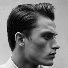 Long Tapered Sides Parted Hair Men Haircut Styles 1920s Hair Mens Hairstyles