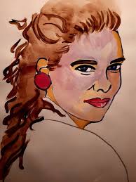 The Secret Smile Painting by Katharine Nikki Dalton