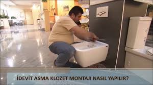 Asma klozet montajı , asma klozet kada ölçüsü nasıl alınır, asma klozet taharet bağlantısı nasıl yapılır , asma klozet su kaçırıyor Helgin Yapi Idevit Halley Asma Klozet Montaji Nasil