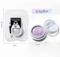 Aurora Laser Cat Magnetic Nail Powder Blue Purple Glitter Pearl Pigment