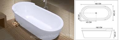 Ukuran kamar mandi as ke as 160 x 300. 38 Harga Bathtub Standing Ide Keramik Terkini
