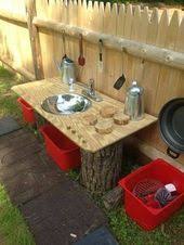 20 Mud Kitchen Ideas For Kids An Example Of A Dramatic Outdoor Play Area This Image Has Get 882 Repins Author In 2020 Mud Kitchen For Kids Outdoor Kids Mud Kitchen