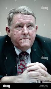 Washington, DC., USA, 4th September, 1991 E. Gerald Corrigan the president  of the Federal Reserve Bank appears before the House Subcommittee