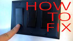 Before you do any work on a switch, make sure power is turned off at the electrical panel. How To Fix Broken Light Switch Easy Repair Youtube