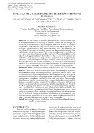 Moral adalah suatu tindakan manusia yang merupakan produk yang dihasilkan oleh budaya dan agama yang mengatur cara berinteraksi (perbuatan, perilaku, dan ucapan) antar sesama manusia di. Pdf Penguatan Nilai Kejujuran Melalui Pendidikan Antikorupsi Di Sekolah