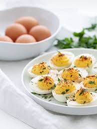 Easy Classic Keto Deviled Eggs Recipe Healthy Appetizer Recipes Appetizer Recipes Keto Deviled Eggs
