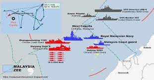 Time differences between some major cities and china. Warships Currently In Malaysia S Exclusive Economic Zone Eez In Response To China S Lleged Intrusions In The South China Sea Mapporn