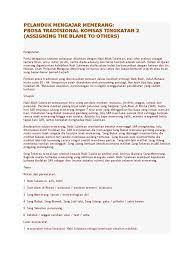 Ada 20 gudang lagu prosa tradisional pelanduk mengajar memerang terbaru, klik salah satu untuk download lagu mudah dan cepat. Pelanduk Mengajar Memerang