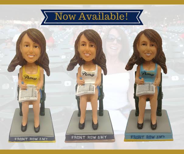 National - NOW AVAILABLE! Front Row Amy Bobblehead. In stock now at  https://store.bobbleheadhall.com/products/frontrowamy.