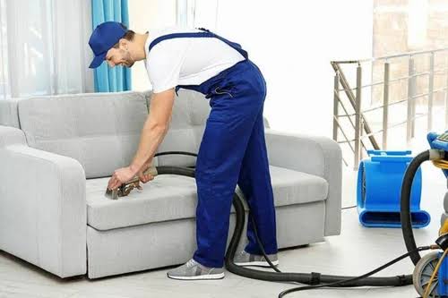 Sofa Dry Cleaning project by Azhar Sofa Repairing Centre
