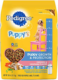 Pedigree Puppy Growth Protection Dry Dog Food Chicken Vegetable Flavor 28 Lb Bag Discontinued By Manufacturer