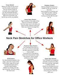 11 Neck Stretches Ideas Neck Stretches Neck Exercises Neck