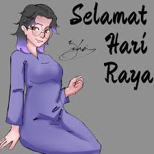 Raya 艺术请求(马来妹狼尾头) : rBolehland