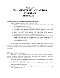 Maybe you would like to learn more about one of these? Doc Manajemen Keuangan Dan Investasi Azizah Hasna Academia Edu