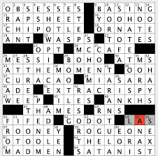 Next time when searching the web for a clue, try using the search term. Rex Parker Does The Nyt Crossword Puzzle Rebellion Leader Of 1786 Fri 4 12 19 Sweet Locale In T S Eliot S Wasteland Utterly In Modern Slang Jalapeno After Smoking Classic