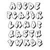 Kate and laurel sylvie alphabet penmanship framed canvas wall art by the creative bunch studio, 18x24 natural, educational art for wall. 1