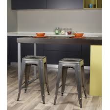 4.4 out of 5 stars5 product ratings. 24 Inch Backless Counter Height Stool Gunmetal Set Of 2 Overstock 33614891