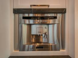 In a perfectly combinable design with patented cupsensor for perfect coffee. Kitchen Nook With Built In Miele Coffee Machine Transitional Kitchen
