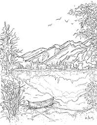While some of the unicorn coloring pages are available as exclusives to our members, we're sharing quite a few of them for free. Printable Poetic Lake Coloring Page For Both Aldults And Kids
