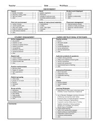 Explore Our Image Of Walk Thru Checklist Template For Free In 2020 Classroom Observation Classroom Observation Checklist Teacher Observation