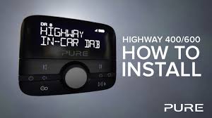 Pure Highway 400 600 Car Adapter Installation Guide Youtube