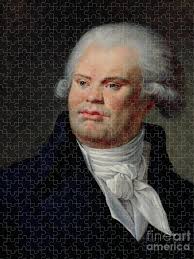 Portrait Of Georges Danton Jigsaw Puzzle