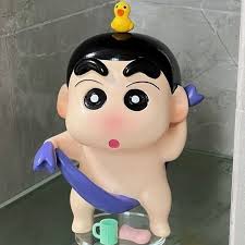 Fast shipping】 Crayon Shin-Chan/la bi xiao xin/蜡笔小新 crayon shin chan  figurine Bath Small New Crayon Small New Hand Office Gk Wild Original New  Help Cute Cute Doll Car Desktop Decoration