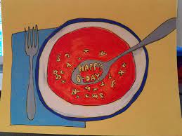 Since i was a kid, i've loved drawing and . Debbie Dots Greeting Card Blog Alphabet Soup Birthday