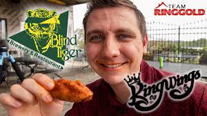 Award-winning beers and dinner at a restaurant