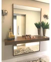 Putting A Shelf In Front Of A Mirror Is Such A Gre Front Gre Miroir Mir Homeacc Decoracao Da Sala Decoracao De Casa Decoracao Da Porta De Entrada