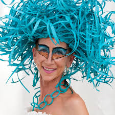 A trashy fashion statement at Festival of Arts