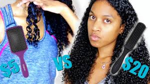 To choose the denman brush that's best for your curls, here's something to keep in mind: Denman Brush Vs Paddle Brush Which Is Better On Natural Hair Youtube