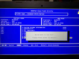 Then you will find model name as below shown. Fastest Asustek Easy Flash Utility Check System Error