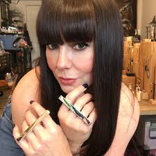 Sterling Silver Modernist Abstract Oversize Bar Statement Ring 7 8 9