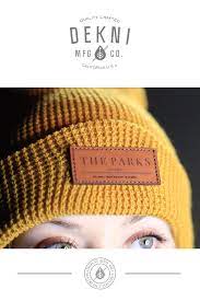 Custom Leather Patch Knit Beanie By Dekni Creations Custom Knit Knitting Leather Patches