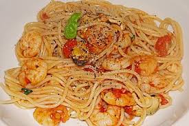 Spaghetti Frutti Di Mare Von Zwergenmuomi Chefkoch Rezept Spaghetti Frutti Di Mare Pasta Rezepte Einfach Rezepte