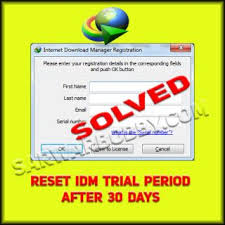 For automatic reset within 30 days, tick the automatic option. How To Reset Idm Trial Period After 30 Days Using Idm Trial Reset Sarwarbobby All Is Free For You