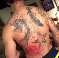The former manchester united striker first revealed his back tattoo in january. Pin On Tattoos
