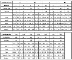 Clothing Size Conversion Chart China To Us