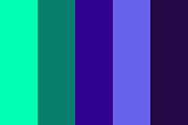 Valspar 2021 colors of the year. Green And Indigo Clouds Color Palette