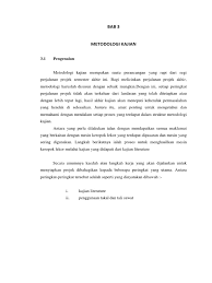 3.1 pendekatan penelitian mengacu pada rumusan masalah yang telah ditetapkan pada bab. Bab 3 Metodologi Kajian