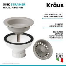 Do you have a gourmet kitchen, catering business or work in a restaurant? Kraus Pst 1 Kitchen Sink Strainer Overstock 19496570