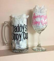 Baby Shower New Parents Mommy Sippy Cup Daddy By Simplysoltysi Baby Shower Baby Shower Fun Baby Shower Gifts
