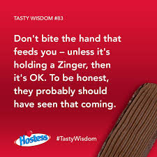 Don T Bite The Hand That Feeds You Pin On Tasty Wisdoms
