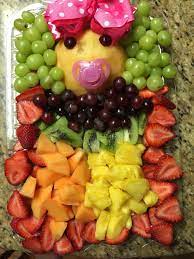 Made This For My Daughter S Baby Shower Baby Shower Fruit Baby Shower Menu Baby Shower Appetizers