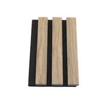 Luxury 3 Sided Sound Absorbing Wood Slat Acoustic Panel