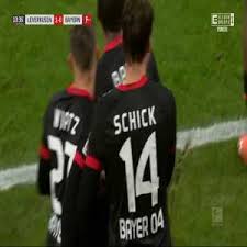 Schick's absolute firecracker—a tip of the cap to ian darke—was his second goal of the day, and his first was more of the need a couple of looks variety: Bayer Leverkusen 1 0 Bayern Munchen Patrik Schick 14 Great Goal Troll Football