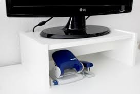 Monitorstander Desktopp In Weiss Galant Schreibtisch Schreibtisch Ikea Mobel