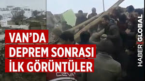 Deprem sonrası ölü sayısının 4'e ulaştığı duyuruldu. Van Da Deprem Bolgesinden Ilk Goruntuler Youtube